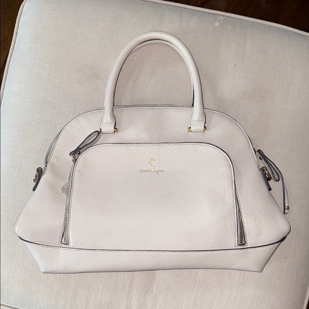 Nanette Lepore Cream Satchel